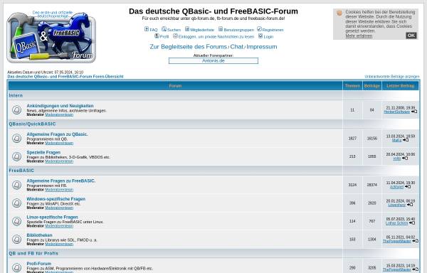 Vorschau von forum.qbasic.at, Das deutsche QBasic- und FreeBASIC-Forum