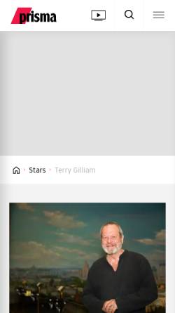 Vorschau der mobilen Webseite www.prisma.de, Prisma-online: Terry Gilliam