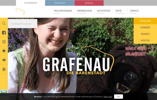 Vorschau von www.grafenau.de, Stadt Grafenau