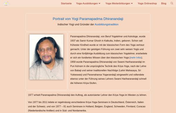 Vorschau von www.kriya-yoga.net, Dhirananda, Original Kriya Yoga