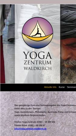 Vorschau der mobilen Webseite www.yoga-vedanta-schule.de, Yoga-Vedanta-Schule Freiburg