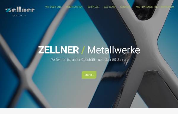 Vorschau von www.zellner-metall.de, Zellner M. GmbH