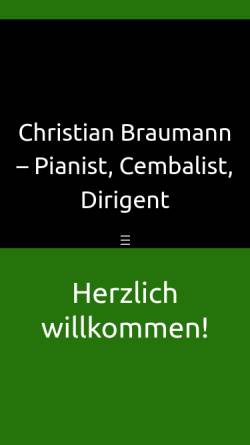 Vorschau der mobilen Webseite christianbraumann.de, Braumann, Christian