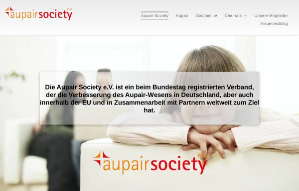 Vorschau von www.au-pair-society.org, Au-pair Society e.V.