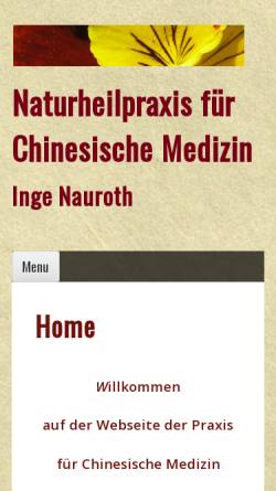 Vorschau der mobilen Webseite www.naturheilpraxis-nauroth.de, Naturheilpraxis Nauroth