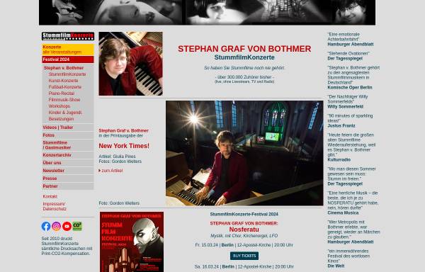 Vorschau von www.stummfilmkonzerte.de, StummfilmKonzerte