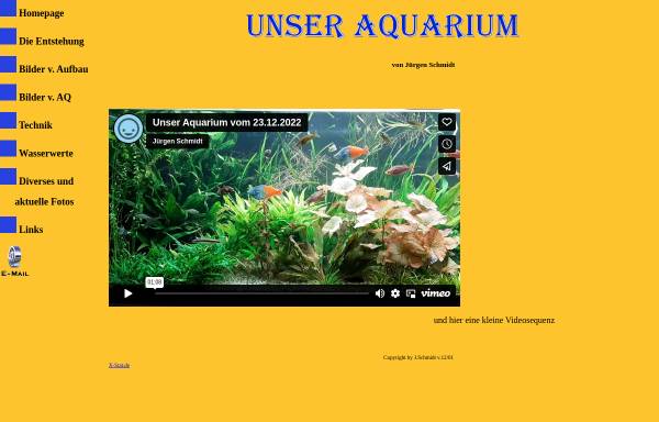 Vorschau von www.unser-aquarium.de, Unser-Aquarium.de