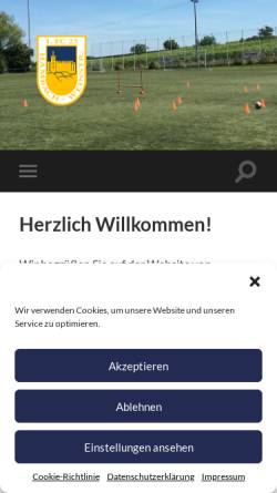 Vorschau der mobilen Webseite fc23hambach.de, 1. FC 23 Hambach