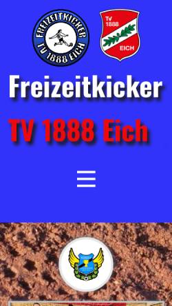 Vorschau der mobilen Webseite www.freizeitkicker-eich.de, Freizeitkicker Eich 1981