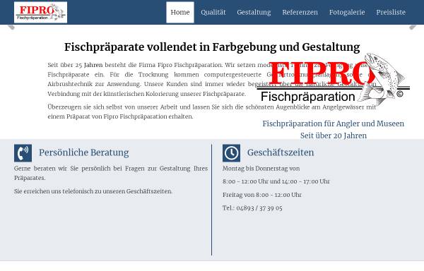 Vorschau von www.fi-pro.de, Fipro Fischpräparation
