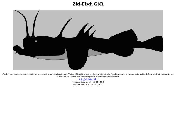 Vorschau von www.ziel-fisch.de, Ziel-Fisch GbR