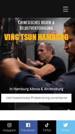 Vorschau der mobilen Webseite vingtsun-hamburg.de, Ving Tsun