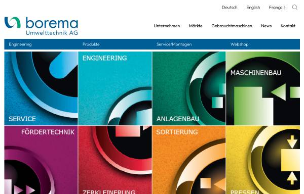 Vorschau von www.borema.ch, Borema Umwelttechnik AG
