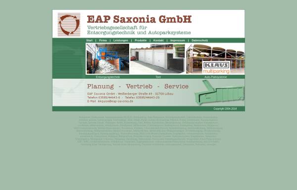 Vorschau von www.eap-saxonia.de, EAP Saxonia GmbH