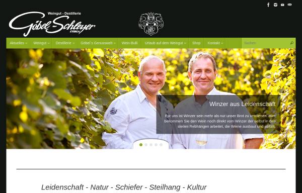 Vorschau von www.goebel-schleyer.com, Weingut Göbel-Schleyer-Erben