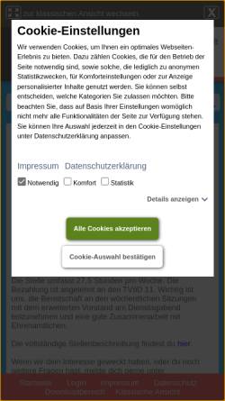 Vorschau der mobilen Webseite www.staepa-berlin.de, Städtepartnerschaft Berlin/Kreuzberg - San Rafael del Sur
