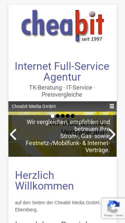 Vorschau der mobilen Webseite www.tele-fon.de, Tele-fon.de