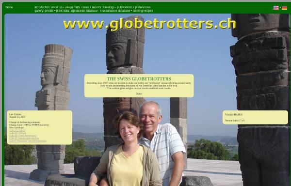 Vorschau von www.globetrotters.ch, Globetrotters - unterwegs im Unimog
