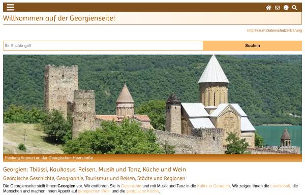 Vorschau von www.georgien-nachrichten.de, Georgien Nachrichten