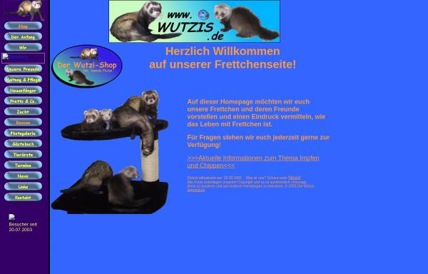 Vorschau von www.wutzis.de, Wutzis.de