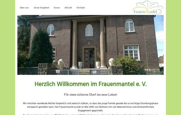 Vorschau von www.frauenmantel.net, Frauenmantel e.V.