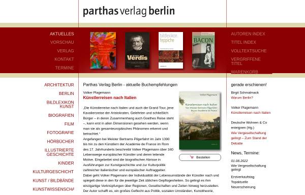 Vorschau von www.parthasverlag.de, Parthas Verlag GmbH