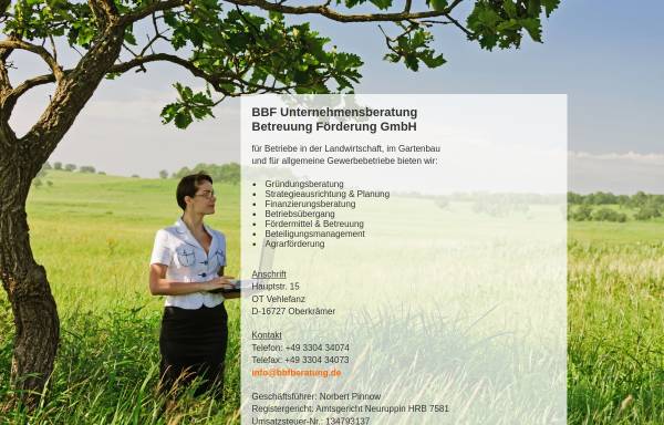 BBF Unternehmensberatung Förderung Betreuung GmbH