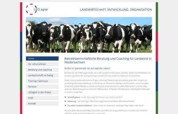 Vorschau von www.leo-agrar.de, L.E.O. - Landwirtschaftliche Unternehmerberatung Imke Edebohls