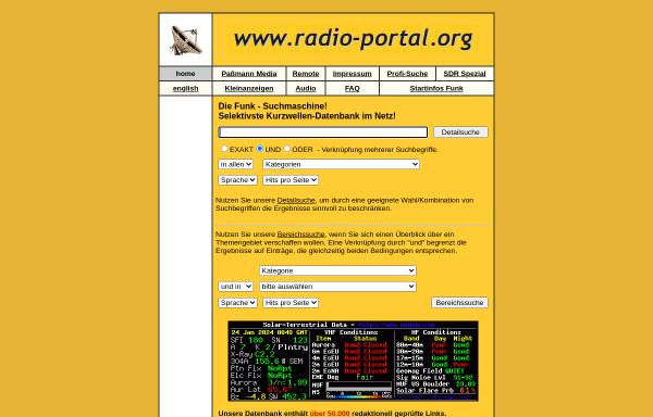 Vorschau von www.radio-portal.org, radio-portal