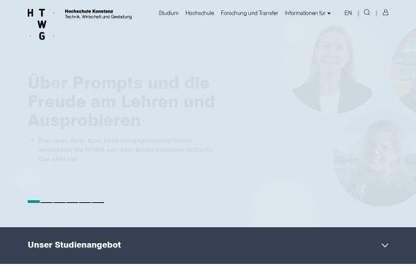 Vorschau von www.htwg-konstanz.de, Konstanz Institut für WerteManagement (KIeM) - Institut für Interkulturelles Management, Werte und Kommunikation