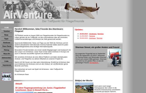 Vorschau von www.airventure.de, AirVenture