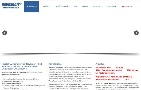 Vorschau von www.novosport.de, Proceda GmbH