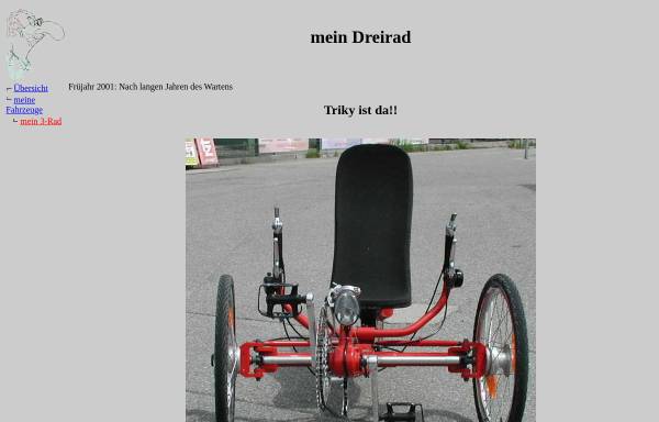 Vorschau von www.escape.de, Triky - das feuerrote Dreirad