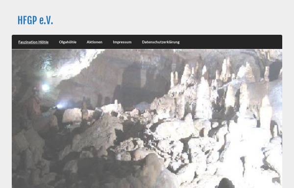 Vorschau von www.hfgp.de, Höhlenforschungsgruppe Pfullingen e.V.