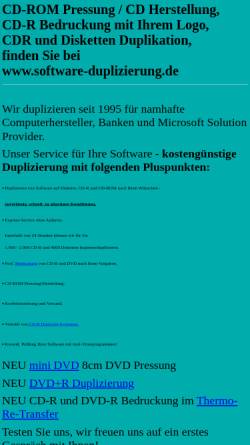 Vorschau der mobilen Webseite www.software-duplizierung.de, McCopy Software-Duplizier-Service