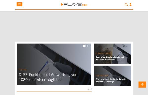 Vorschau von www.play3.de, Play3
