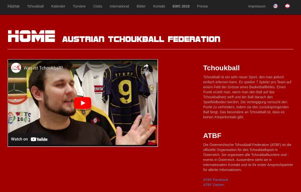 Vorschau von www.tchoukball.at, RuckTchouk - Traiskirchen