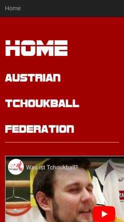 Vorschau der mobilen Webseite www.tchoukball.at, RuckTchouk - Traiskirchen