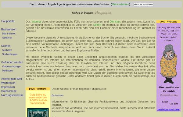 Vorschau von www.web-fortbildung.de, Web-fortbildung.de - Suchen im Internet