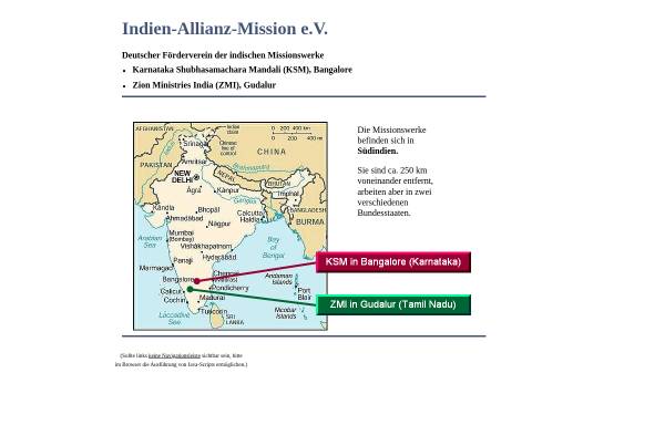Vorschau von www.indien-allianz-mission.de, Indien-Allianz-Mission
