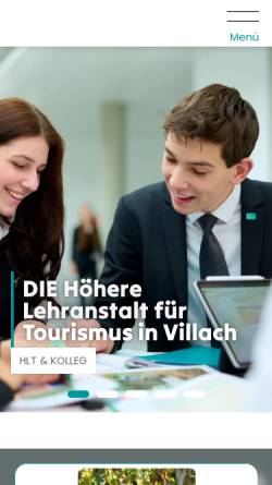 Vorschau der mobilen Webseite www.kts-villach.at, Kärntner Tourismusschulen, Warmbad Villach