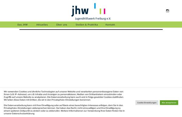Vorschau von www.jugendhilfswerk.de, Jugendhilfswerk Freiburg e. V.