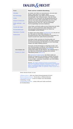Vorschau der mobilen Webseite www.dialerundrecht.de, 0190-Dialer