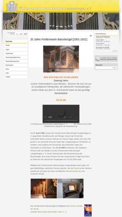 Vorschau der mobilen Webseite www.orgel-langenbogen.de, Barockorgel Langenbogen