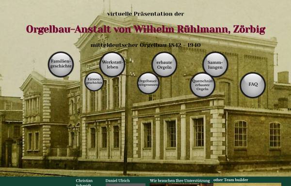 Vorschau von www.orgelbauanstalt-ruehlmann.de, Orgelbauanstalt von W. Rühlmann