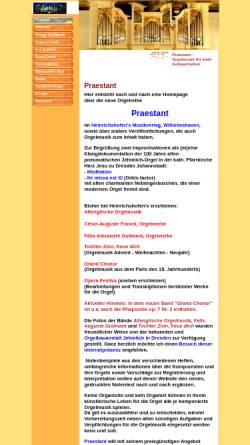 Vorschau der mobilen Webseite praestant.eu, Praestant