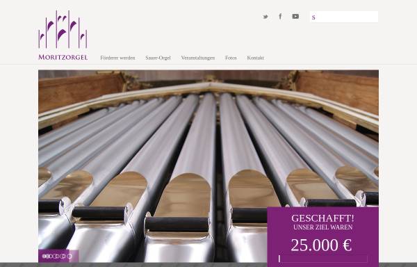 Vorschau von www.moritzorgel.de, Sauer-Orgel Moritzkirche