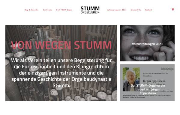 Vorschau von www.stumm-orgelverein.de, Stumm Orgelverein Rhaunen Sulzbach