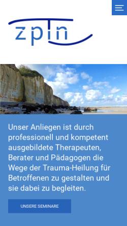 Vorschau der mobilen Webseite www.zentrum-psychotrauma.de, Zentrum für Psychotraumatologie und Traumatherapie Niedersachsen
