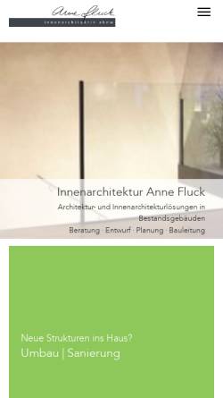 Vorschau der mobilen Webseite www.annefluck.de, Fluck, Anne Doris